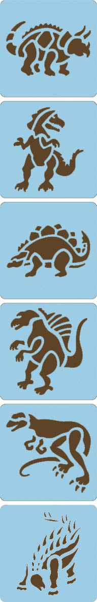 avenue-mandarine-42449md-schablonen-dino-6er-set-15x15-cm image 2