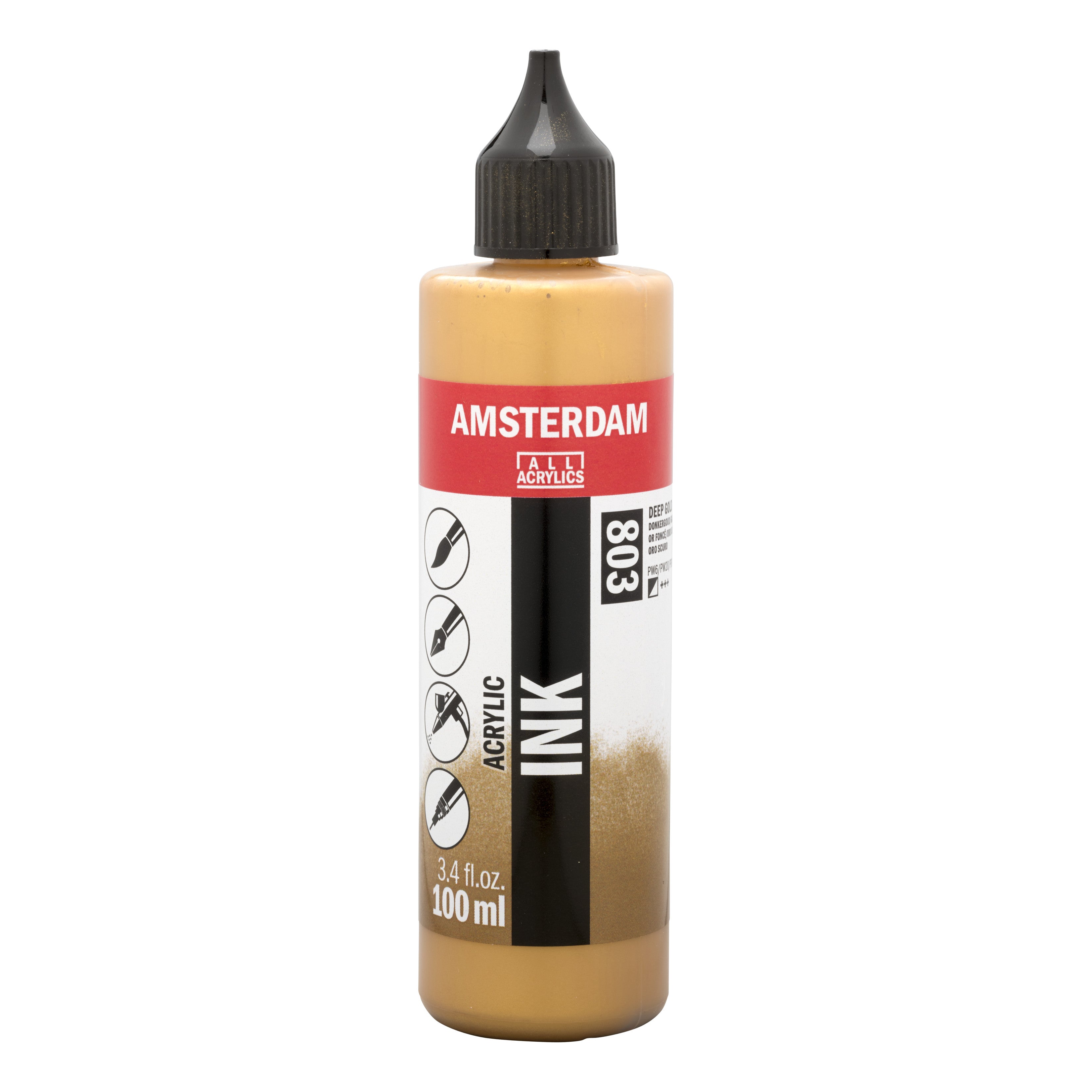 amsterdam-acrylic-ink-tinte-100-ml-oxide-black-fl-ssig image 7