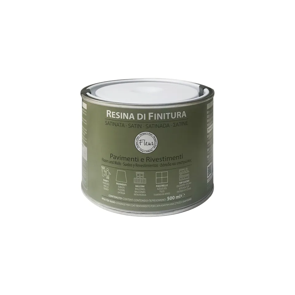 fleur-resin-cement-look-finitura-satinata-harz-seidenmatt image 1