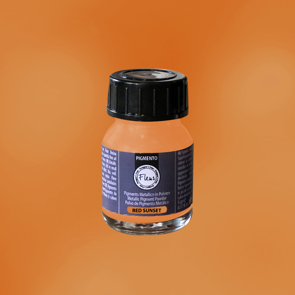 fleur-super-clear-resin-pigment-red-sunset-5-g-metallic image 1