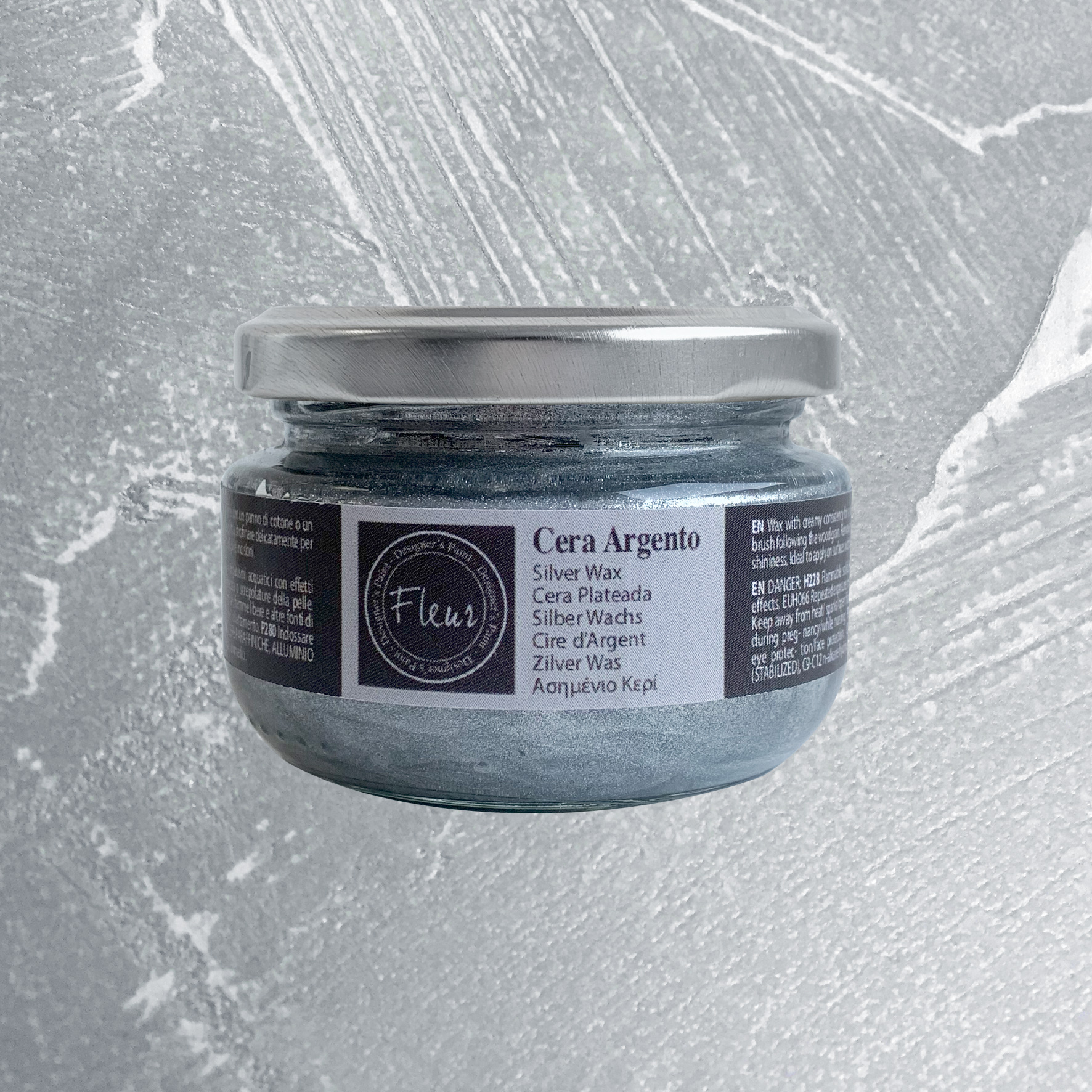 fleur-varnishes-cera-metallica-argento-wachs-silber image 1