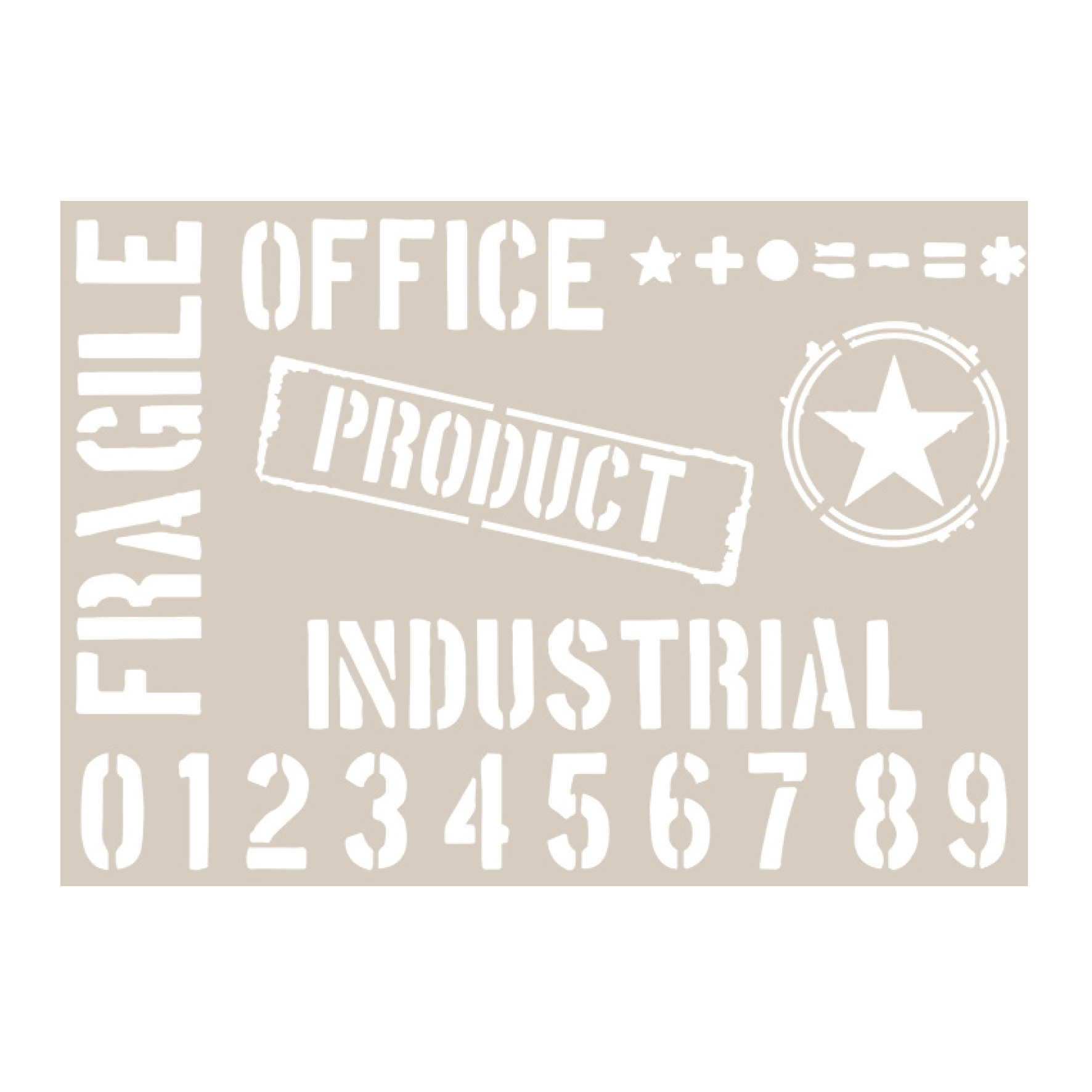 fleur-retro-style-industrial-dekorpapier-a4-21x29-7-cm image 1