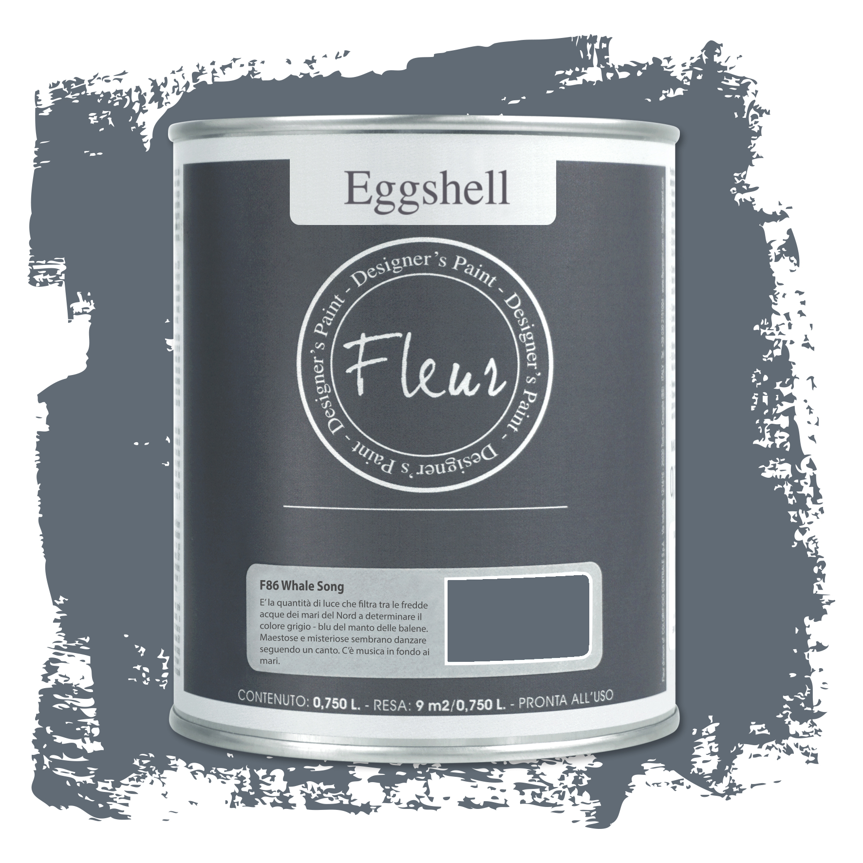 fleur-eggshell-m-belfarbe-whale-song-graublau image 2