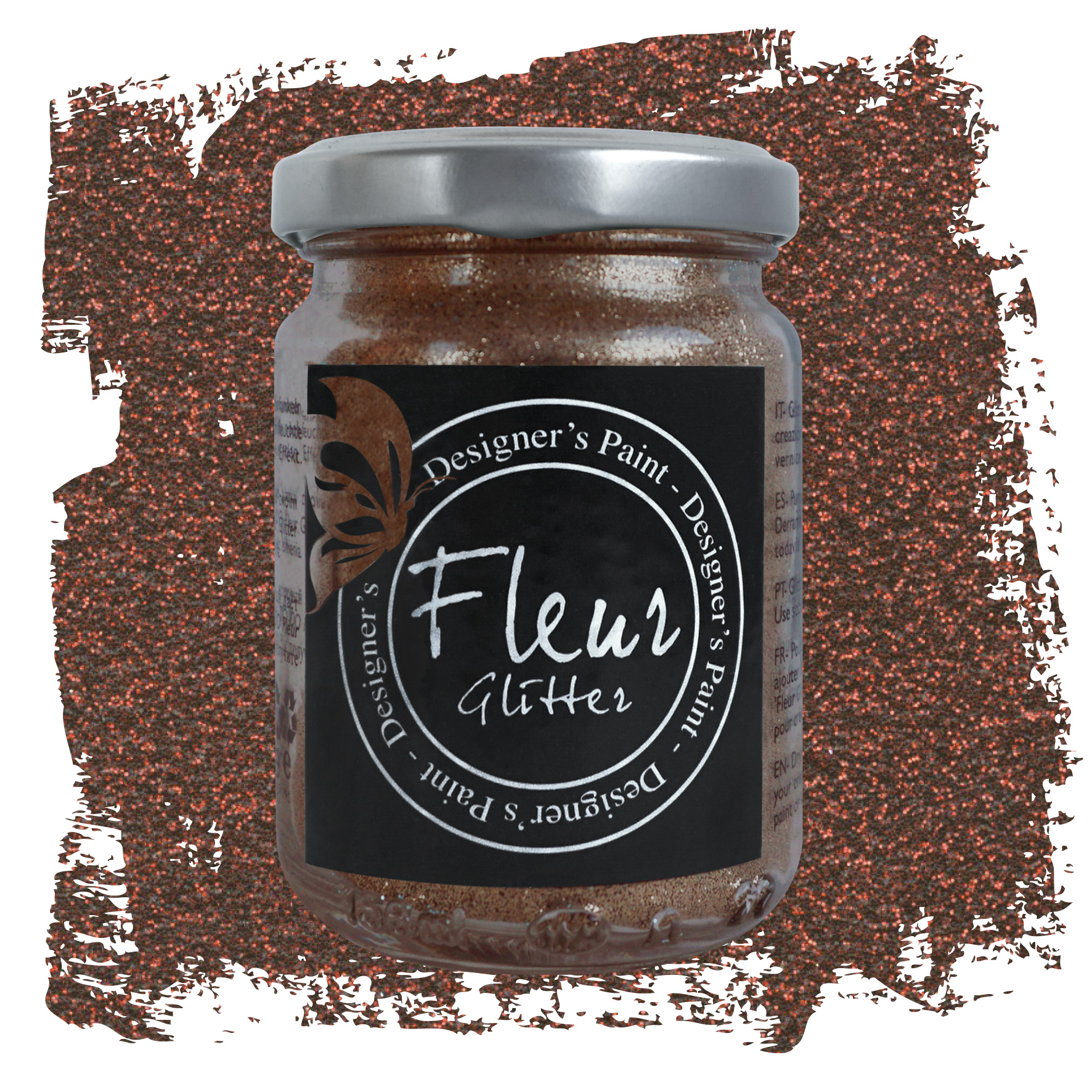 fleur-powder-glitter-glitzerpulver-coffee-braun image 2