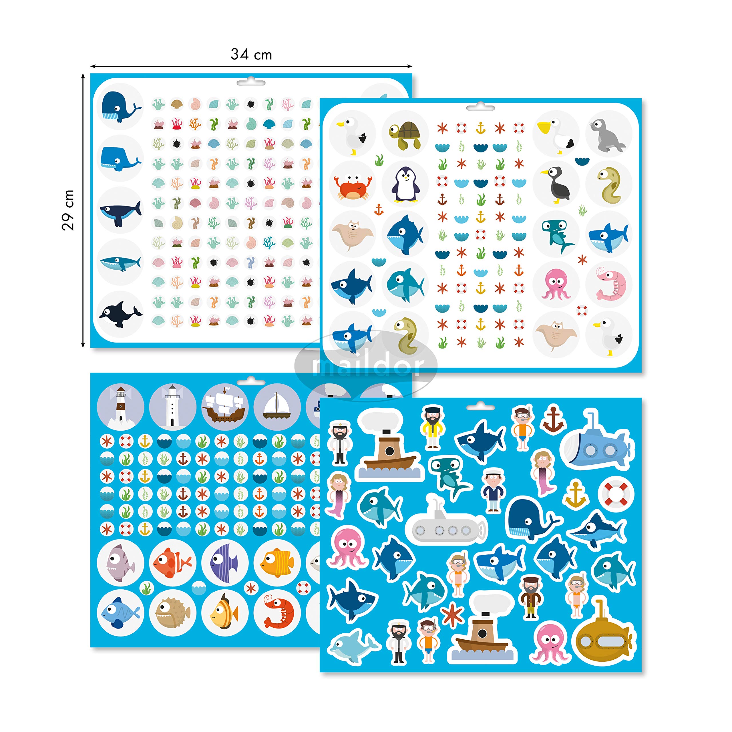 avenue-mandarine-maildor-ae173c-maxi-book-stick-stickerbuch-meer-776-st-ck image 2