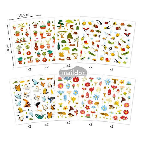 avenue-mandarine-book-stick-ae196c-stickerbuch-botanik-674-stk image 6