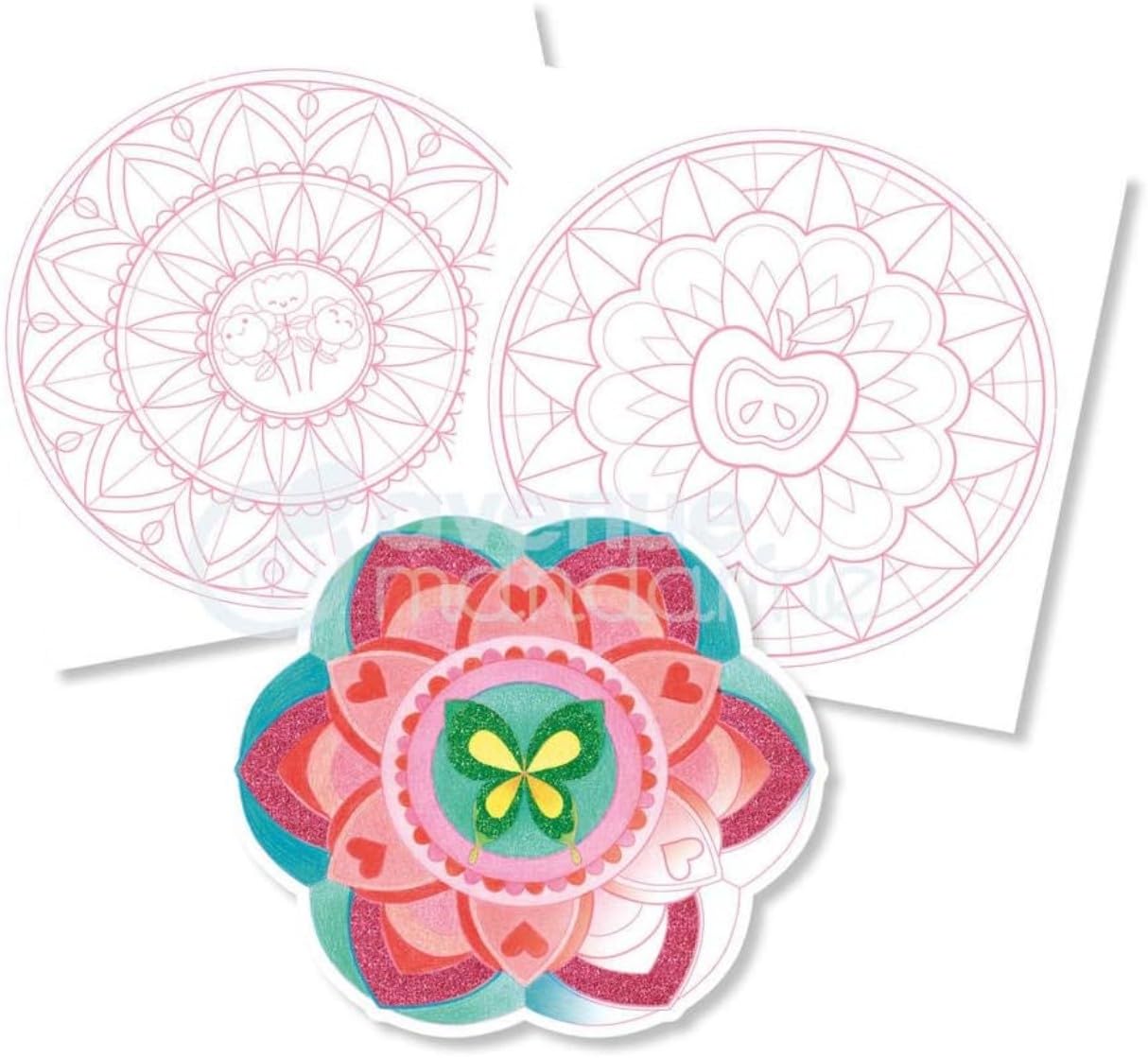 avenue-mandarine-coloriages-gy027o-malbuch-mandala-rosa image 2
