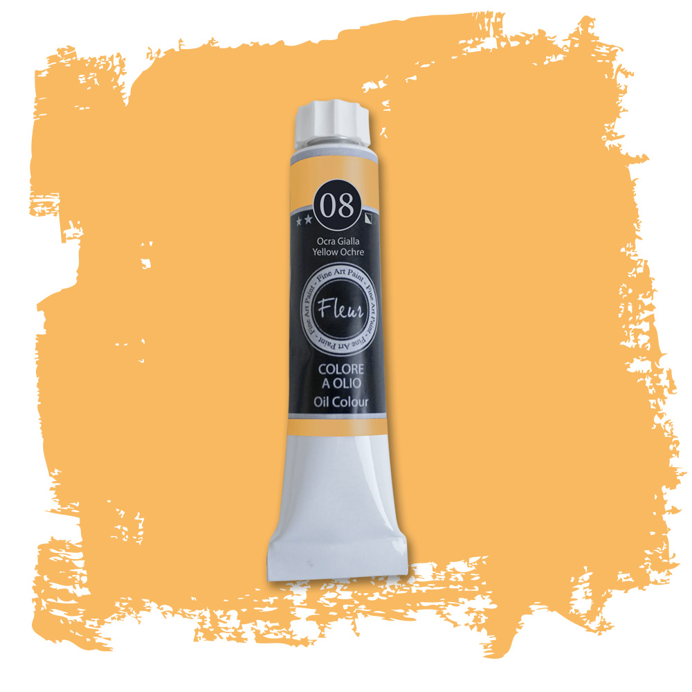 fleur-oil-colours-lfarbe-ocra-gialla-ocker-deckend image 2