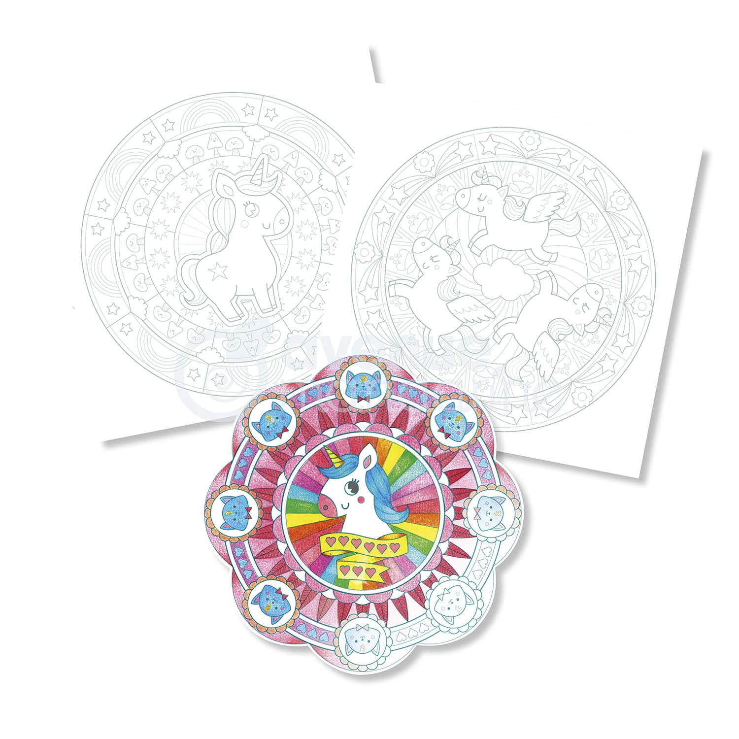 avenue-mandarine-coloriages-gy071c-malblock-mandala-magie-36-blatt image 2