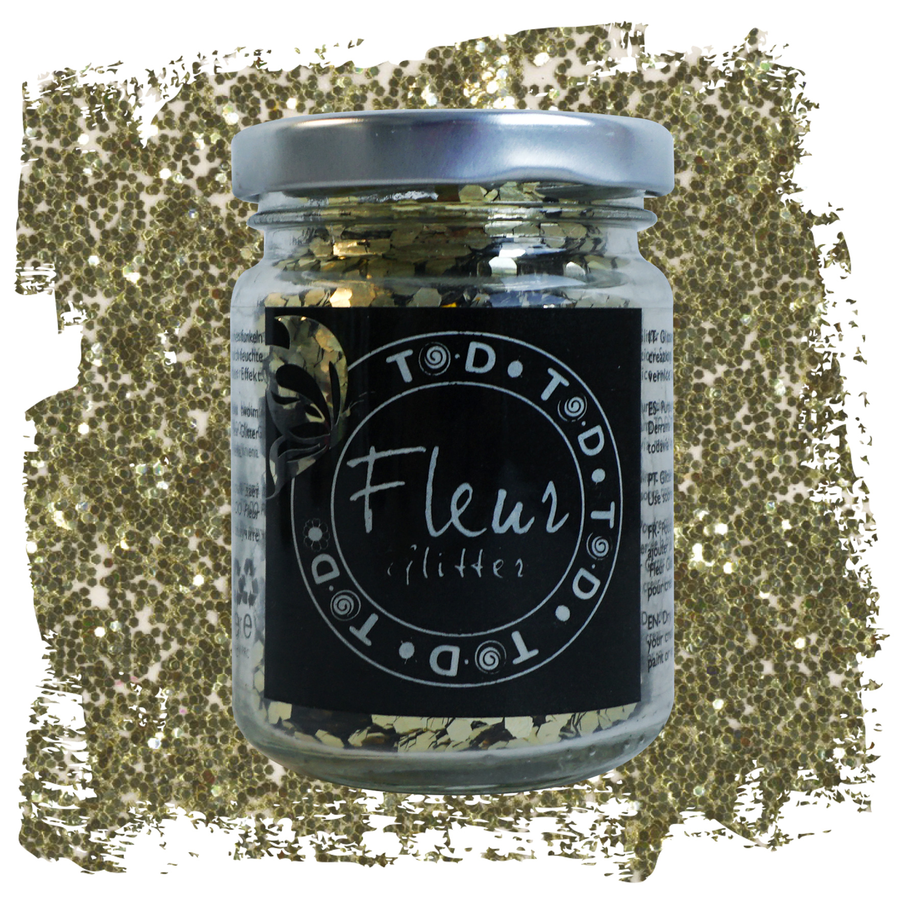 fleur-powder-glitter-ottogonali-gold-glitzerpulver image 2