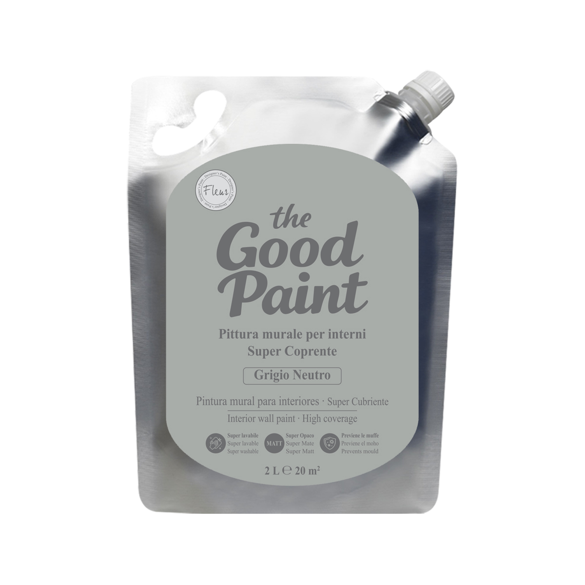 fleur-the-good-paint-grigio-neutro-wandfarbe-2l-matt image 2