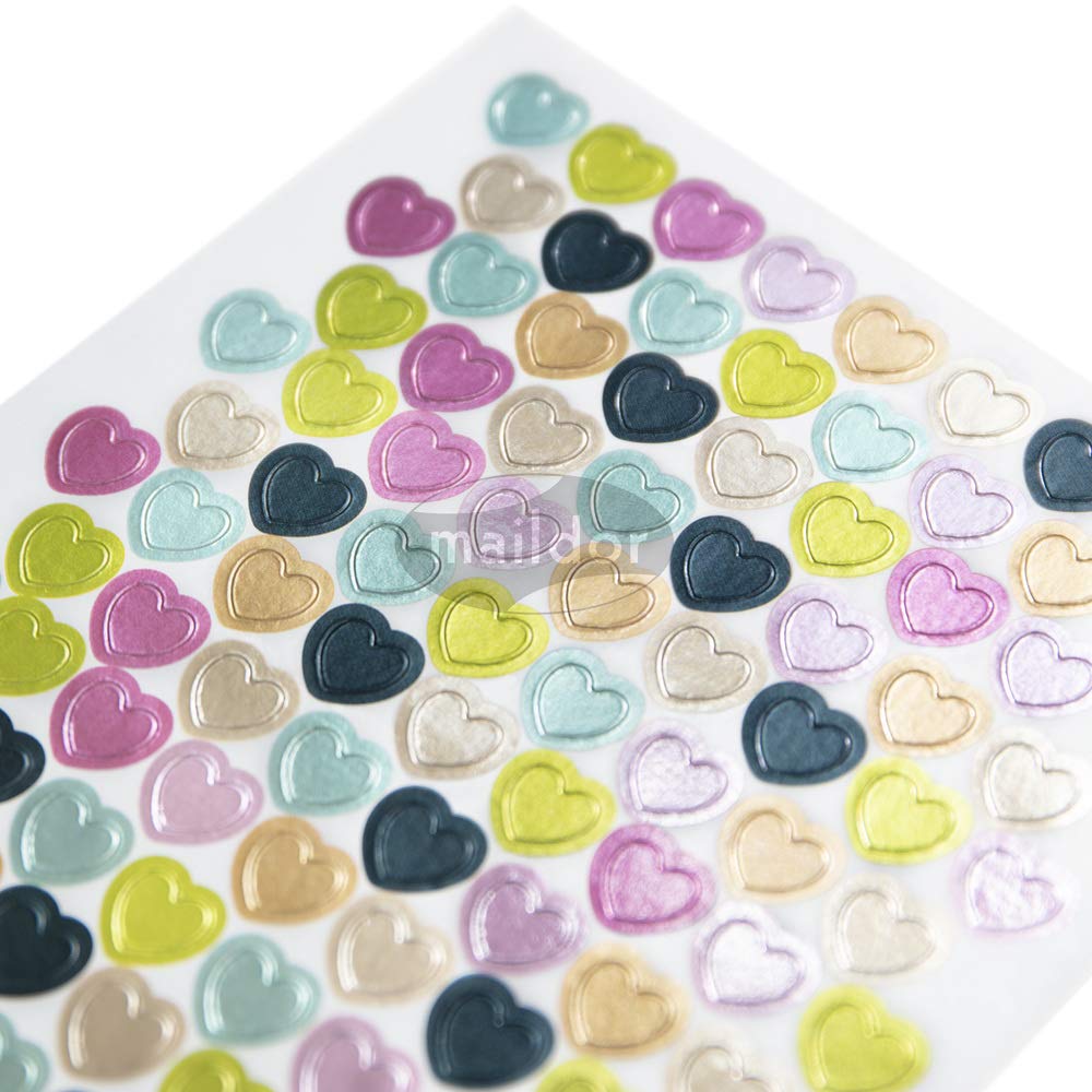 avenue-mandarine-ae171c-sticker-herzen-metallic-pastell-544er image 4