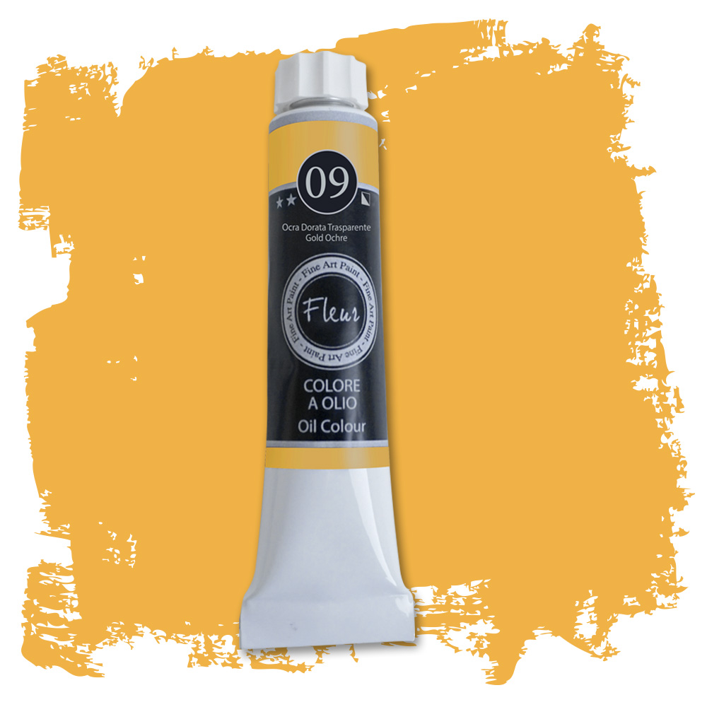 fleur-oil-colours-ocra-dorata-trasparente-lfarbe image 3