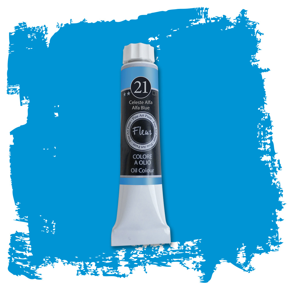 fleur-oil-colours-celeste-alfa-lfarbe-hellblau-pastos image 2