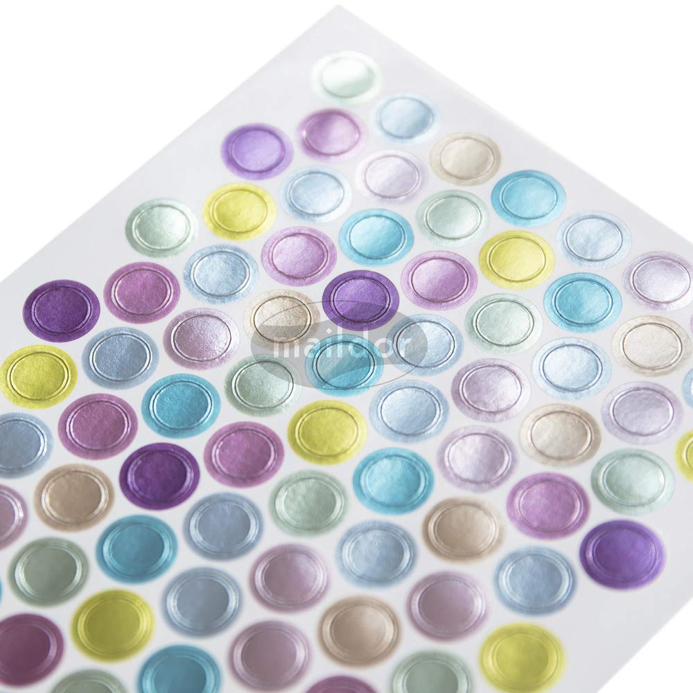 my-mandarine-sticker-initial-rund-metallic-pastell-452-st-ck image 4