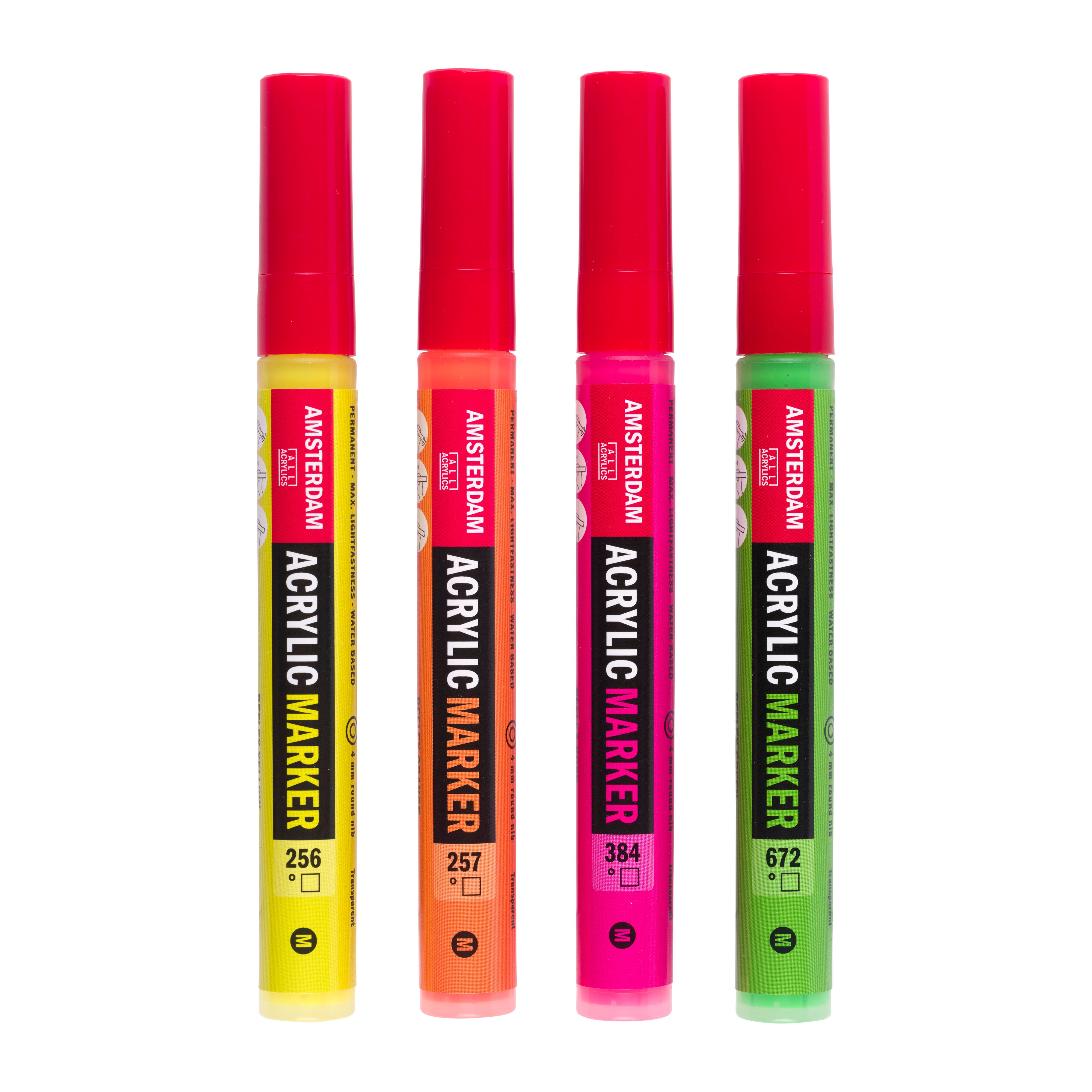amsterdam-acrylmarker-reflex-set-4-farben-neon-4-mm image 3