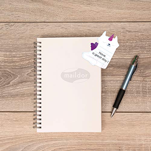 maildor-modou-haftnotizen-einhorn-katze-50-blatt-notizzettel image 7