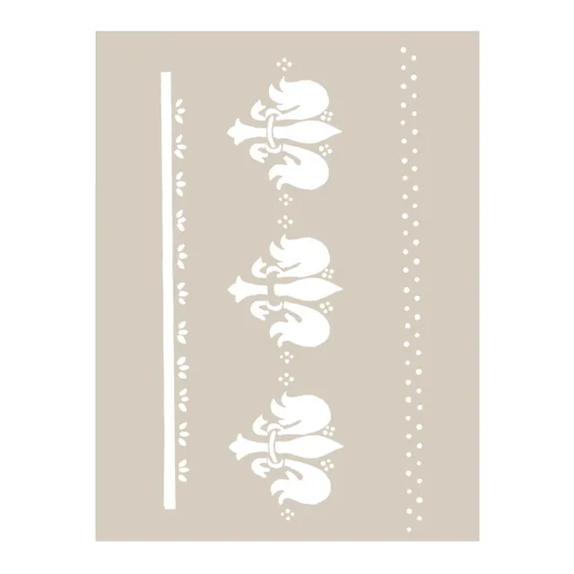 fleur-hand-painted-middle-age-lily-deko-transfer-21x29-7 image 1