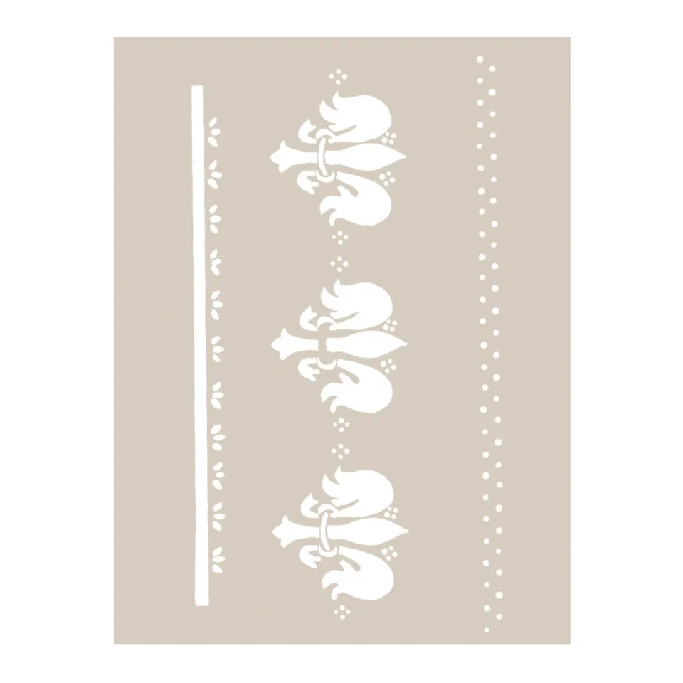 fleur-hand-painted-middle-age-lily-deko-transfer-21x29-7 image 1