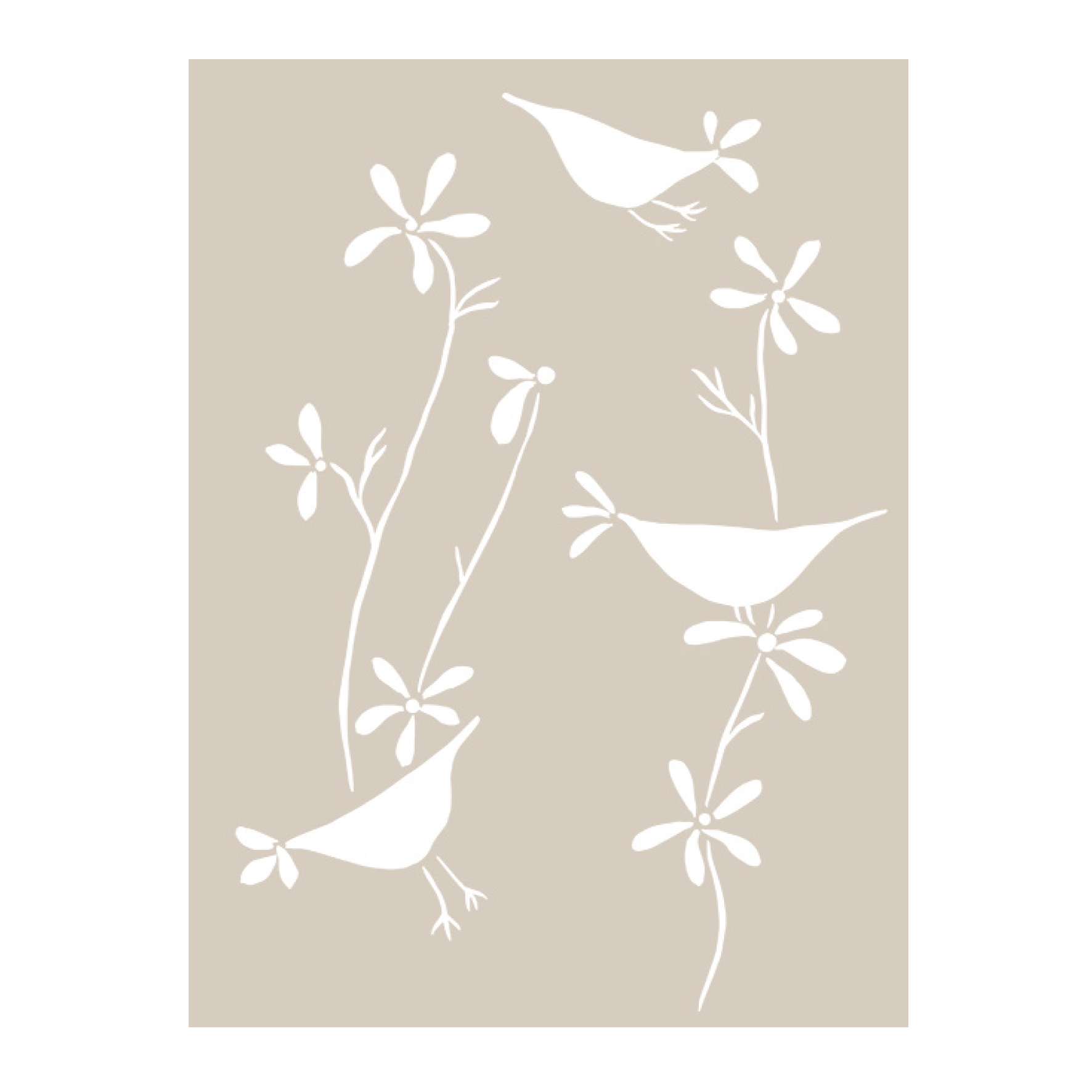 fleur-hand-painted-collection-deko-birds-singing-a4 image 1