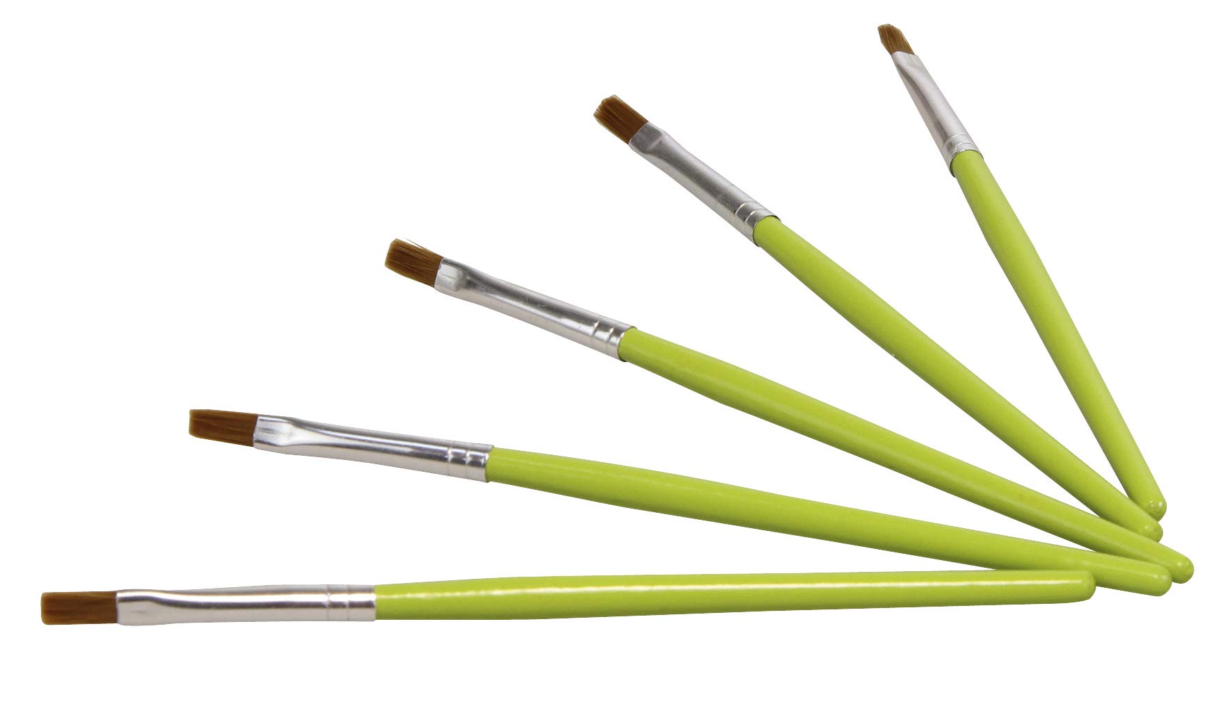 avenue-mandarine-52532o-pinselset-synthetisch-flach-5er-sortiert image 3