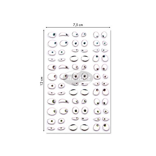 maildor-cooky-cy040o-3d-sticker-augen-1-bogen-aufkleber image 7