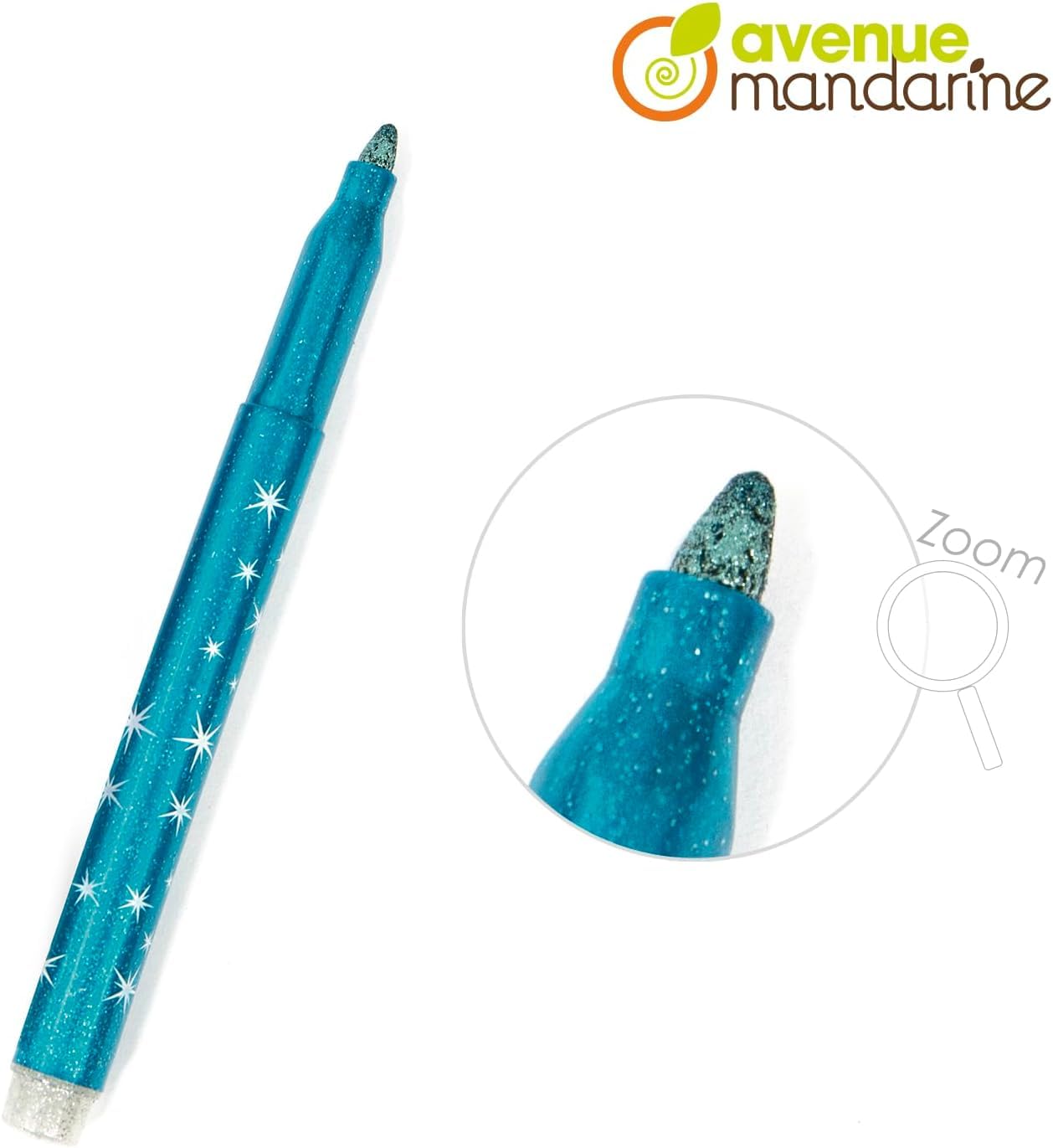 avenue-mandarine-accessoires-glitzerfilzstifte-6er-waschbar image 3