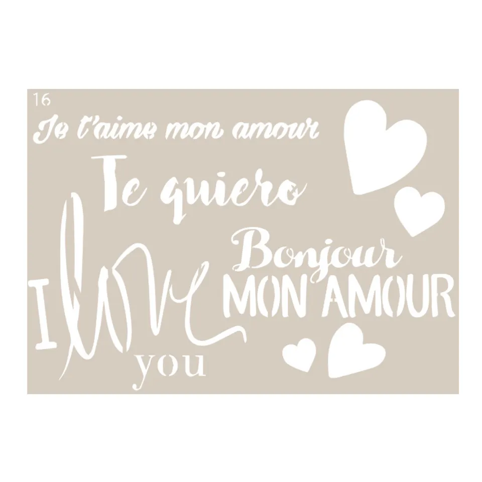 fleur-retro-style-transferfolie-love-21x29-7-cm image 1