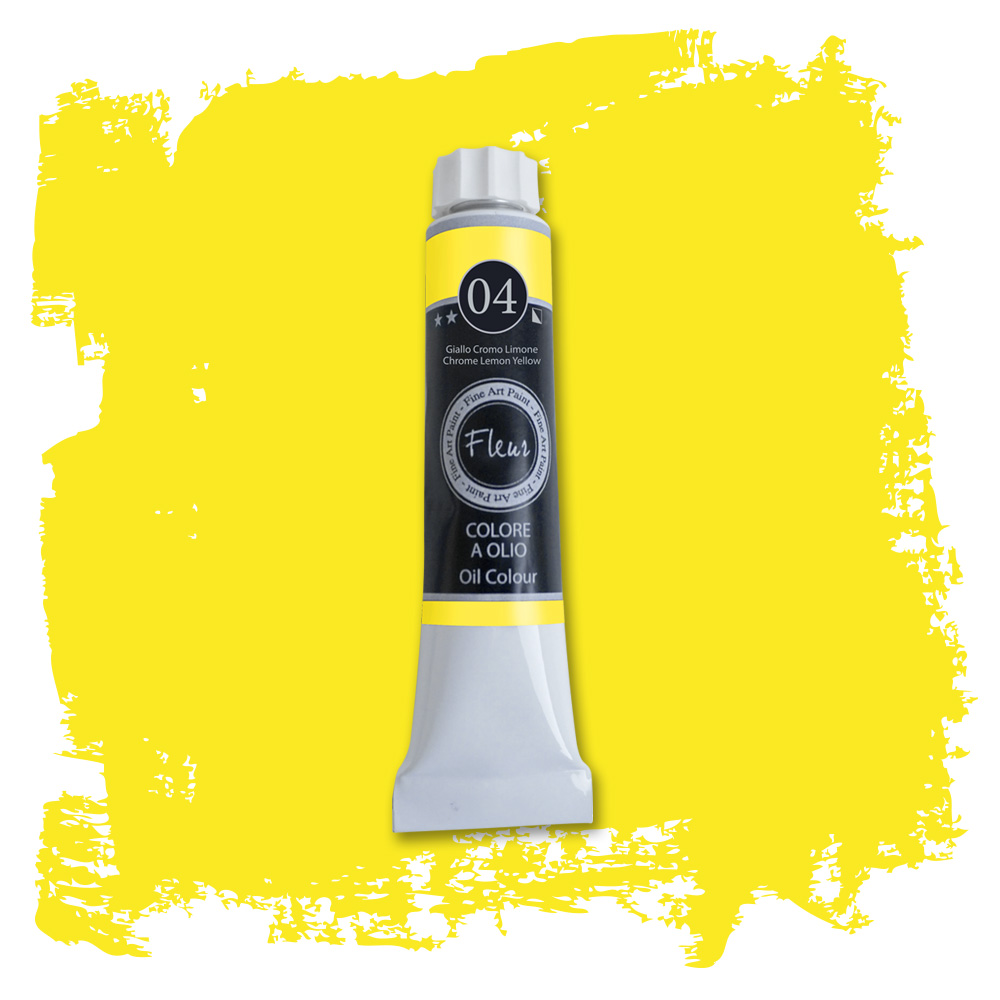 fleur-oil-colours-giallo-cromo-limone-lfarbe-zitronengelb image 2
