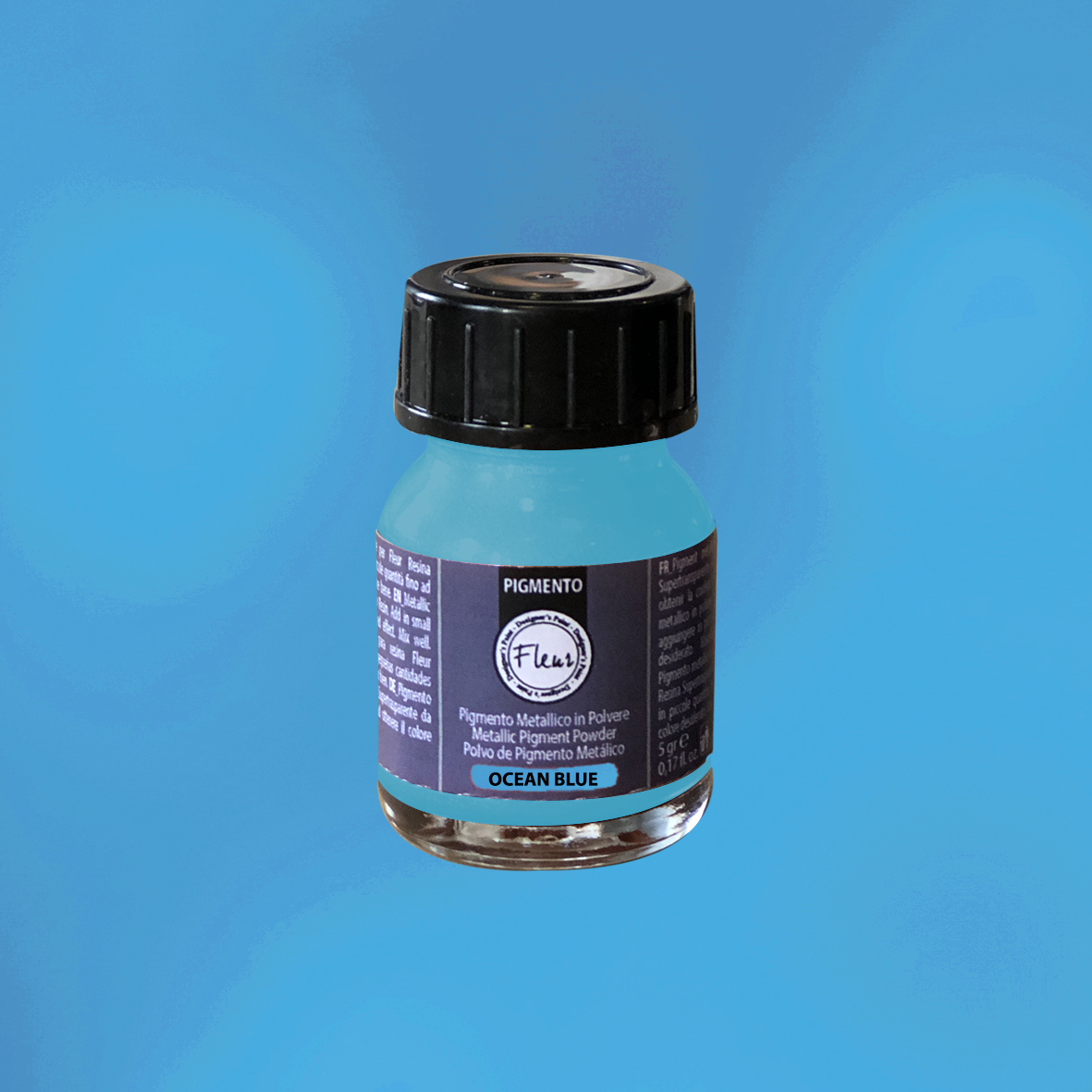 fleur-super-clear-resin-pigment-ocean-blue-metallic-5-g image 1