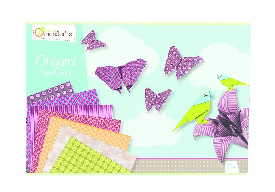 avenue-mandarine-origami-kreativbox-tiere-bastelset-ab-7-jahren image 1