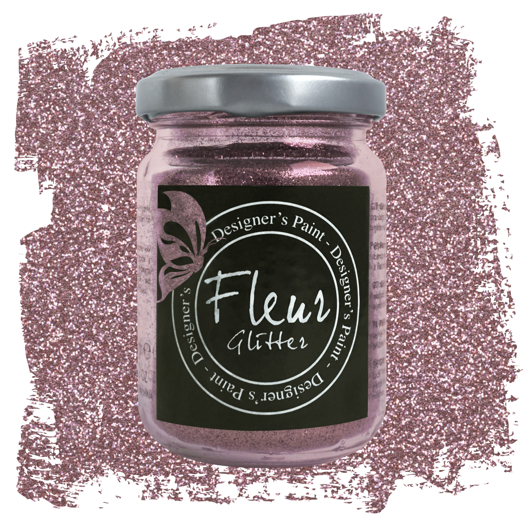 fleur-powder-glitter-powder-rose-glitzerpulver-rosa image 2