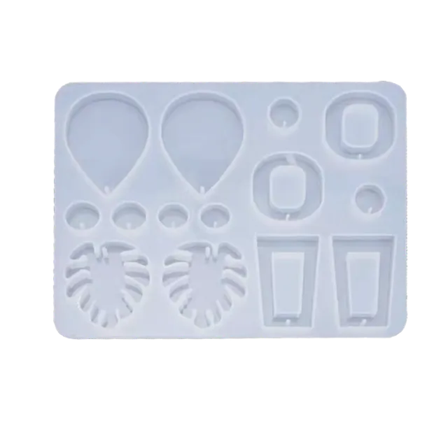 fleur-super-clear-resin-silikonform-ohrringe-klassik image 1