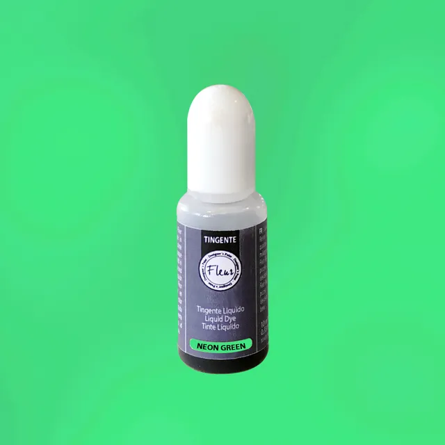 fleur-super-clear-resin-neon-green-resinfarbe-10-ml image 1