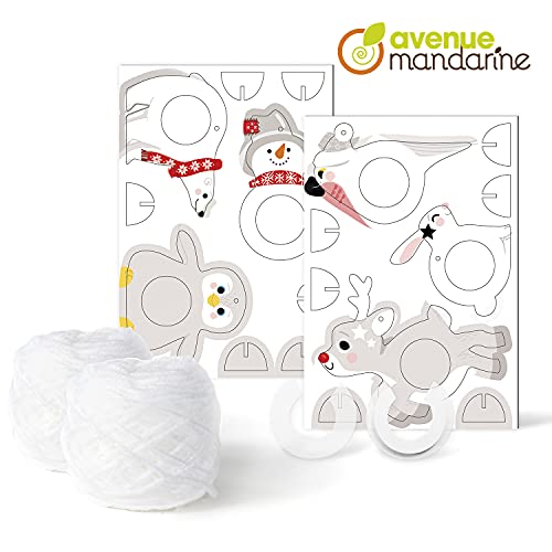 my-mandarine-pompon-kreativbox-weihnachtsanh-nger-6-figuren image 8