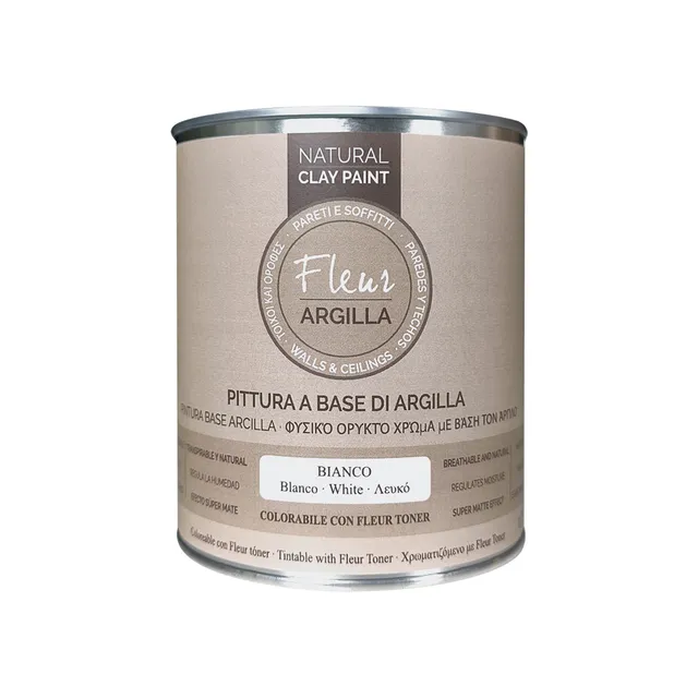 fleur-natural-clay-paint-lehmfarbe-wei-ultra-matt image 1