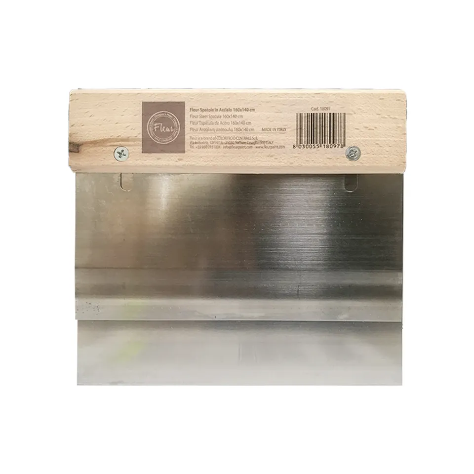 fleur-spatulas-rollers-spatola-acciaio-stahlspachtel-160-mm image 1