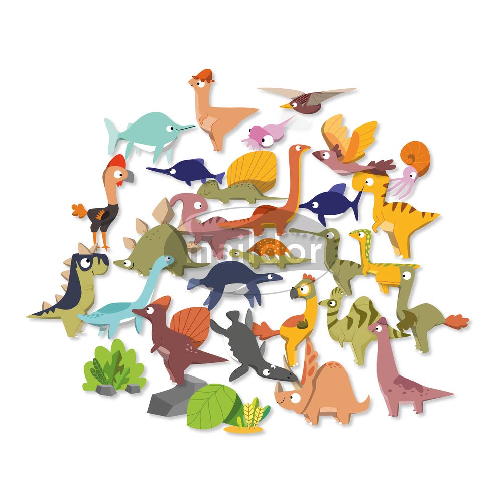 avenue-mandarine-sticky-ae180c-sticker-dino-30-st-ck image 2