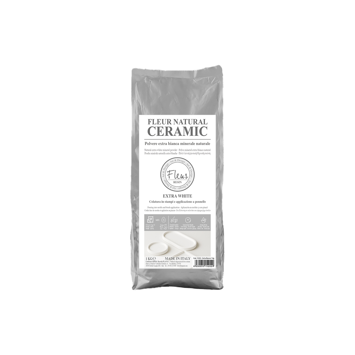 fleur-natural-ceramic-gie-pulver-extra-bianco-wei image 1
