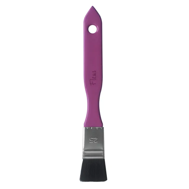 fleur-brushes-flachpinsel-25-mm-schwarze-mischborsten image 1