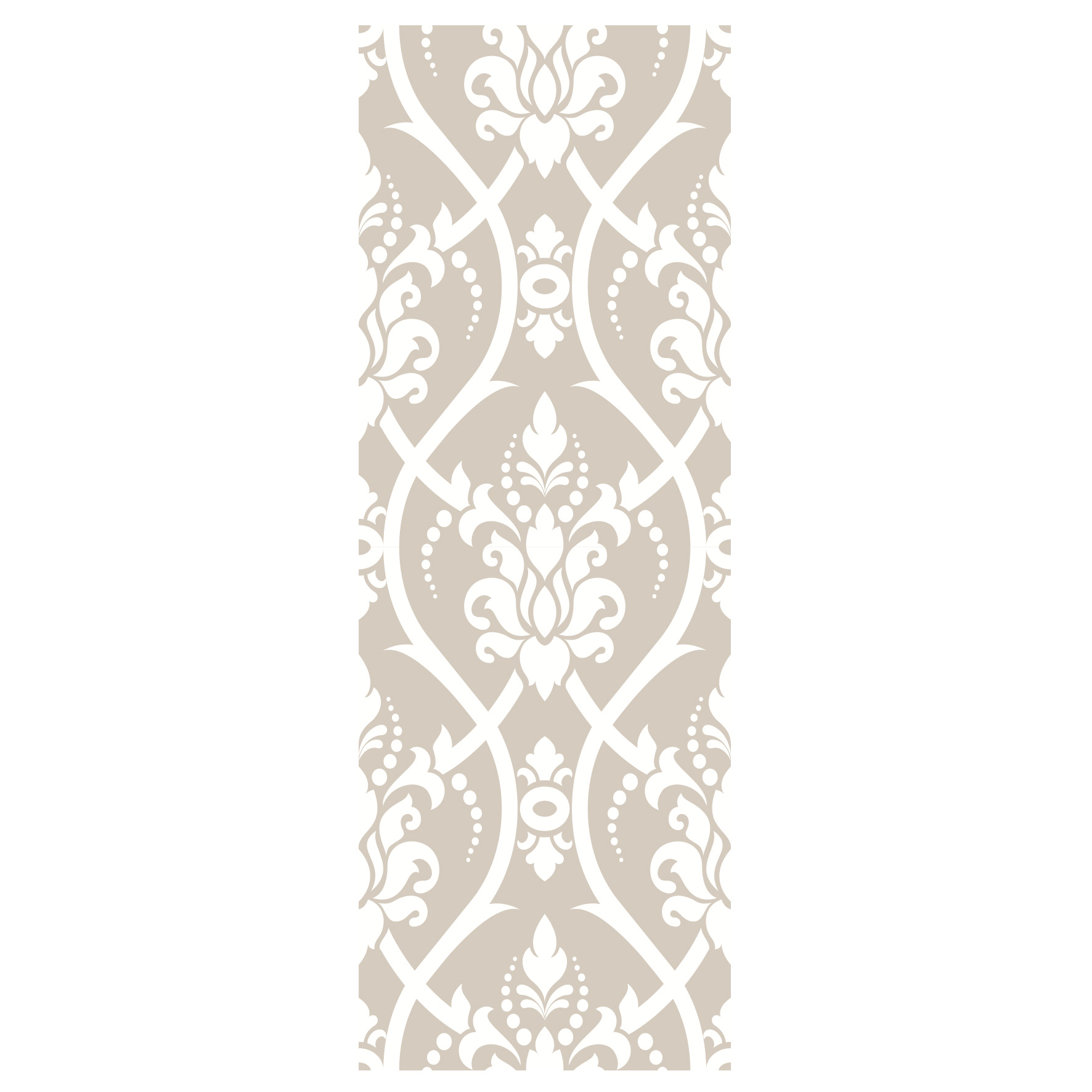 fleur-wallpaper-schablone-wandschablone-braided-damask-18x50 image 1