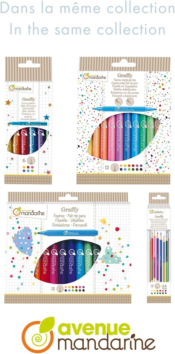 avenue-mandarine-accessoires-glitzerfilzstifte-6er-waschbar image 4