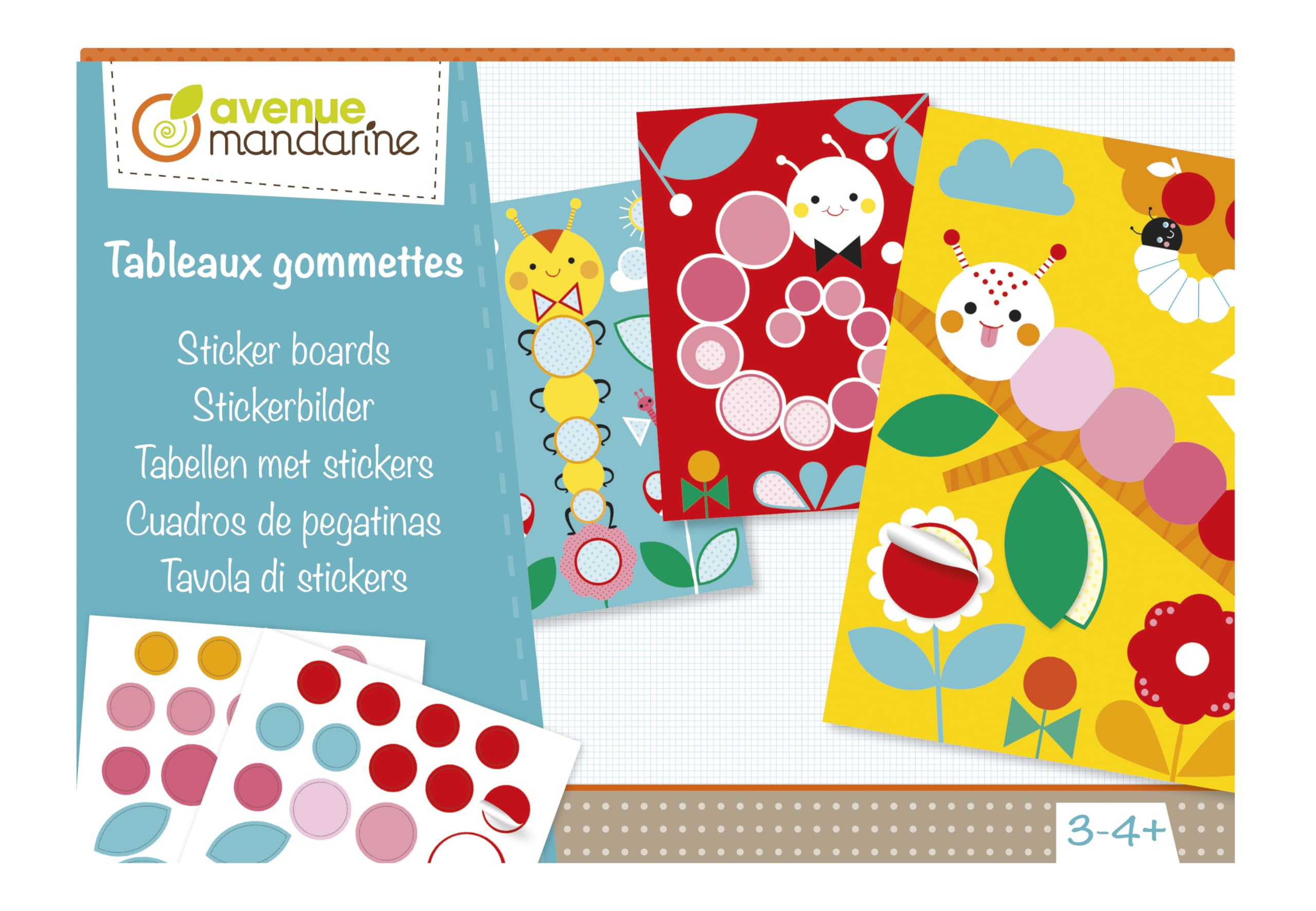 avenue-mandarine-kreativbox-kc044c-safari-sticker-10-karten-set image 6