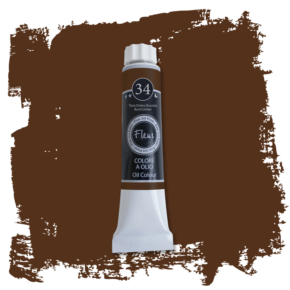 fleur-oil-colours-terra-ombra-bruciata-lfarbe-umbra image 2