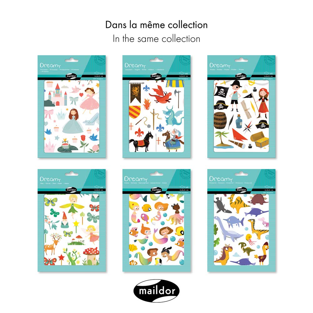 avenue-mandarine-ae205c-dreamy-sticker-dino-6-b-gen-150-st-ck image 5