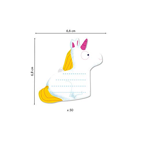 maildor-modou-mi042c-haftnotizblock-einhorn-50-blatt image 6