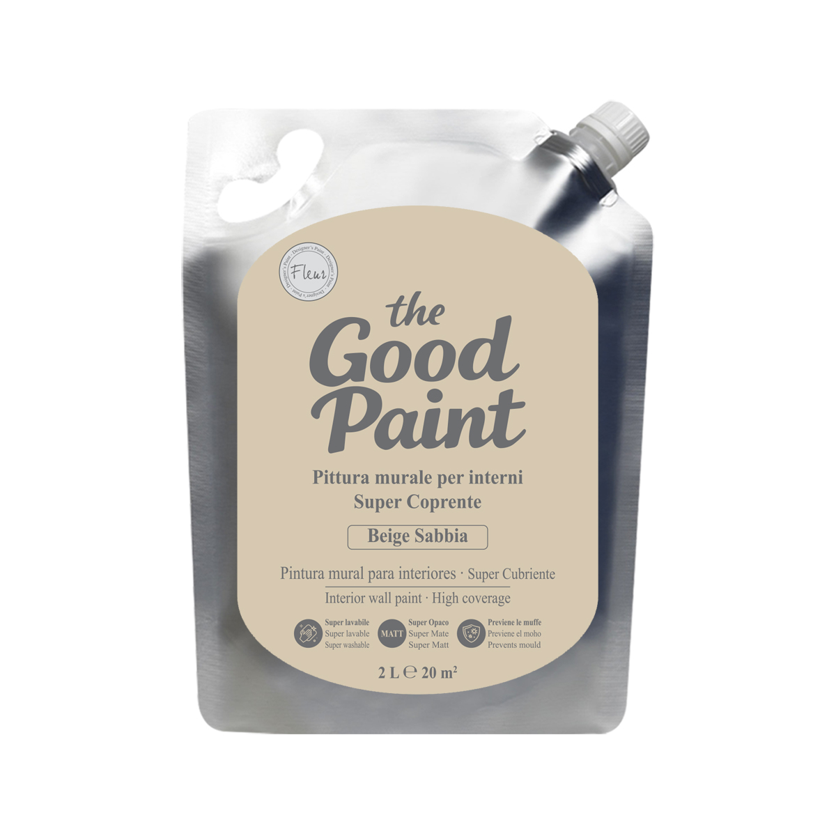 fleur-the-good-paint-wandfarbe-beige-sabbia-2-liter-matt image 2