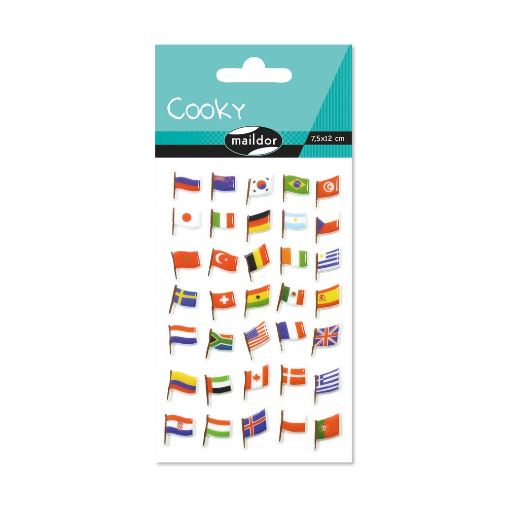 maildor-cooky-cy066o-3d-sticker-fu-ball-1-bogen-aufkleber image 6