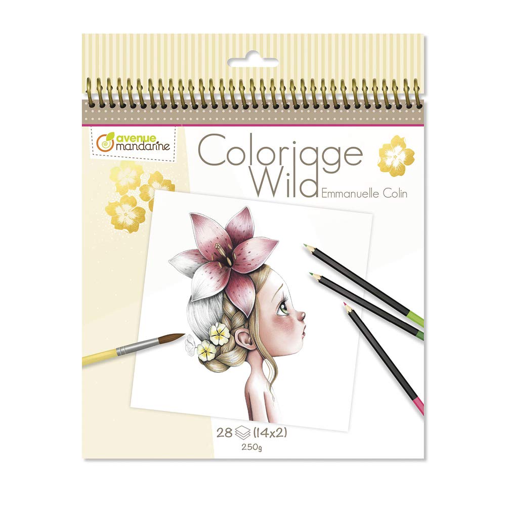avenue-mandarine-coloriages-gy065o-malbuch-wild-1-20x20-cm image 1