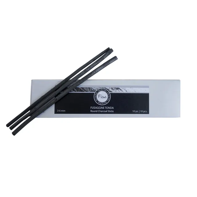 fleur-accessories-fusaggine-tonda-zeichenkohle-rund-3-6-mm image 1